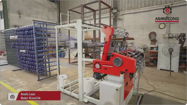 Ribbon Making Needle Loom Machine For Jumbo Bag Heavy Lifting belt